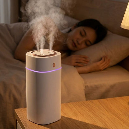 Quiet Bedroom Humidifier with Soft Night Light – Gentle Mist for Better Sleep and Breathing