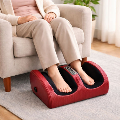 Foot & Calf Massage Device with Optional Warmth for Home Relaxation