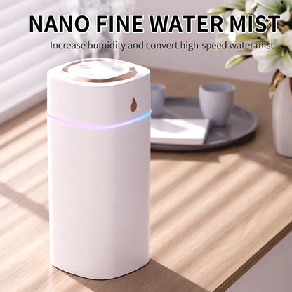 Quiet Bedroom Humidifier with Soft Night Light – Gentle Mist for Better Sleep and Breathing