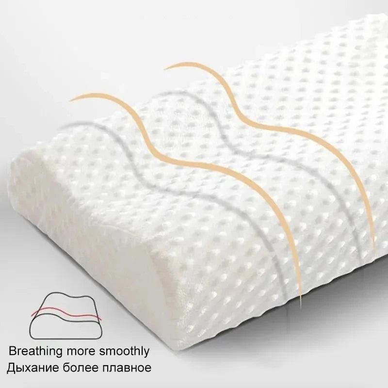 Memory Foam Side Sleeper Pillow with Adjustable Contour Neck Support