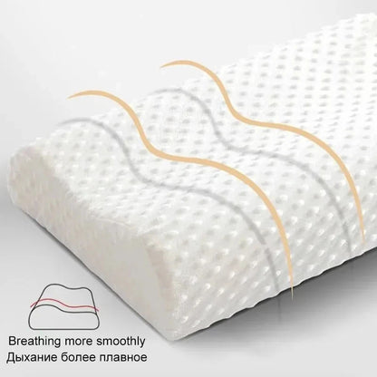 Memory Foam Side Sleeper Pillow with Adjustable Contour Neck Support