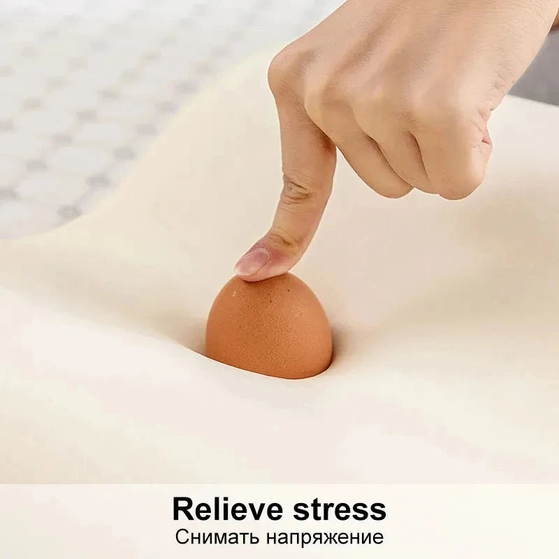 Memory Foam Side Sleeper Pillow with Adjustable Contour Neck Support