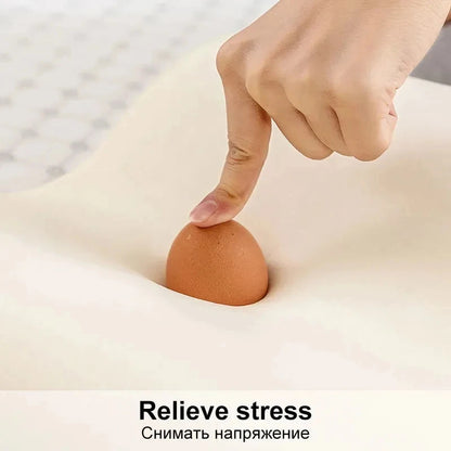 Memory Foam Side Sleeper Pillow with Adjustable Contour Neck Support