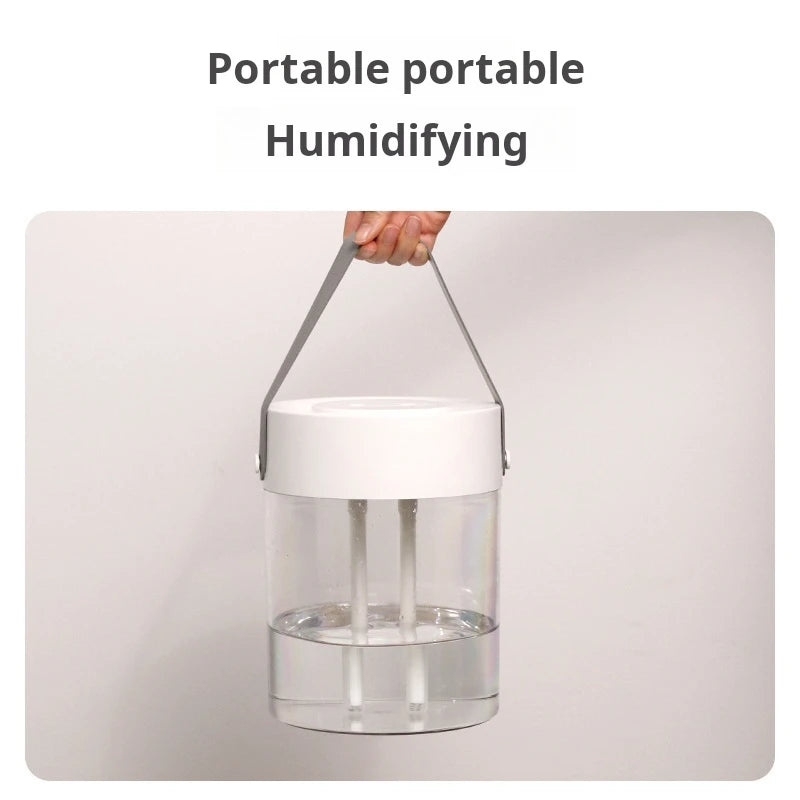 Humidifier for Dry Air Relief – Quiet 3L Double Spray Humidifier for Bedroom and Office