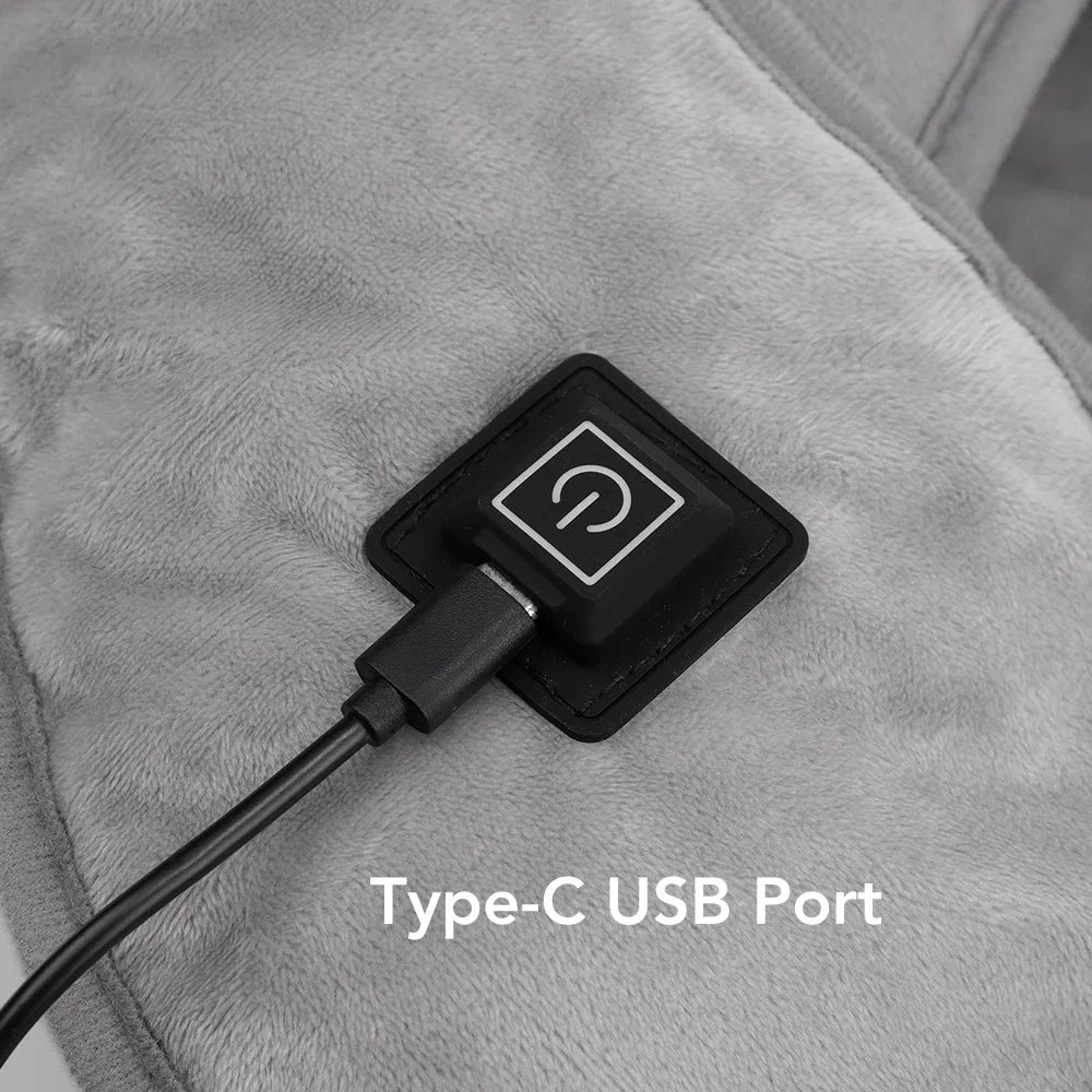 USB Heated Neck & Shoulder Wrap with Adjustable Heat