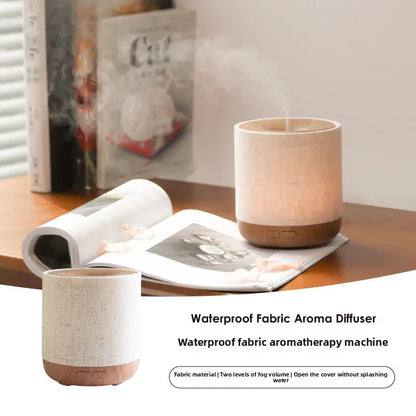 Essential Oil Diffuser with Fabric Cover & Soft Night Light