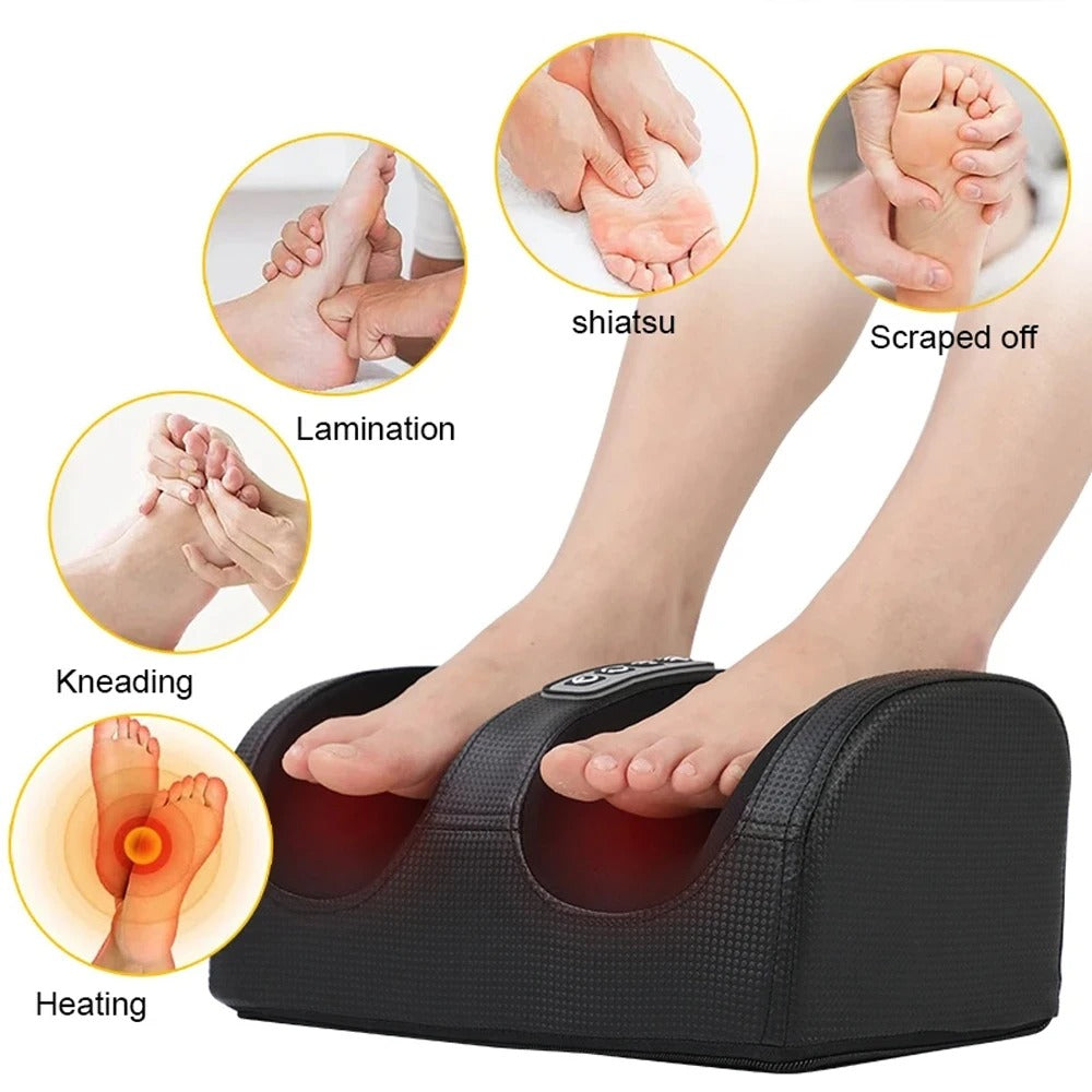 Foot & Calf Massage Device with Optional Warmth for Home Relaxation