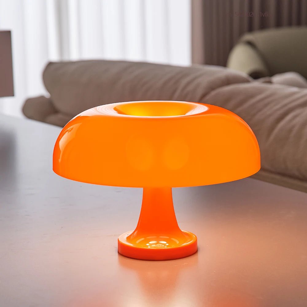 Modern Mushroom Table Lamp – Bauhaus Style Bedside Lamp with Adjustable Warm Lighting - Circadian Dream